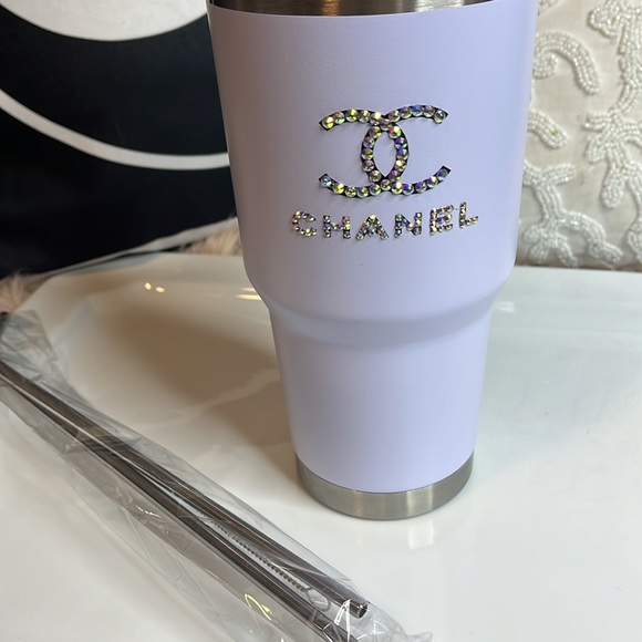 THERMAL CUP W/STRAWS - Picture 7 of 8